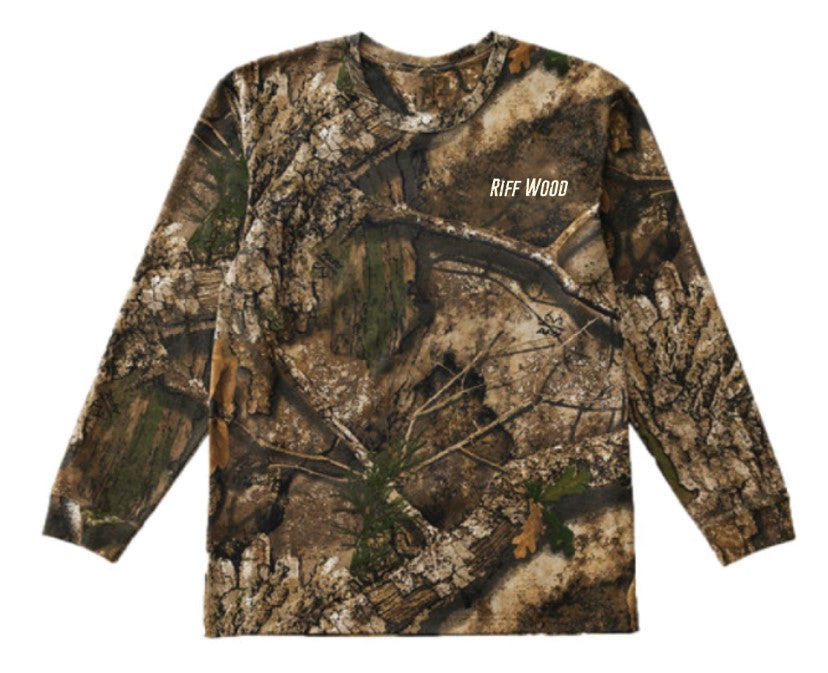 Camo Long Sleeve Skull Shirt