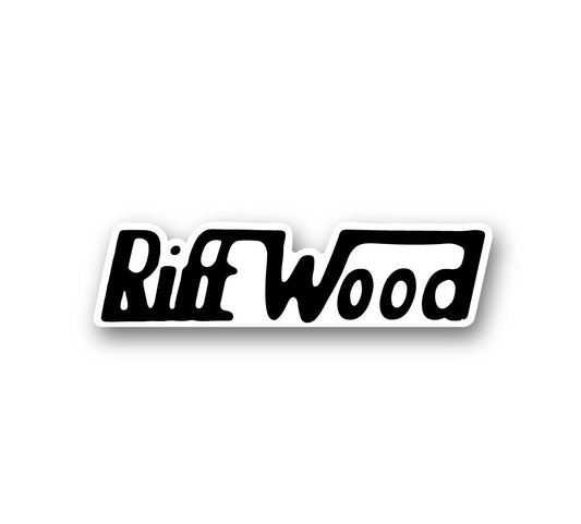 6" Classic Riff Wood Sticker