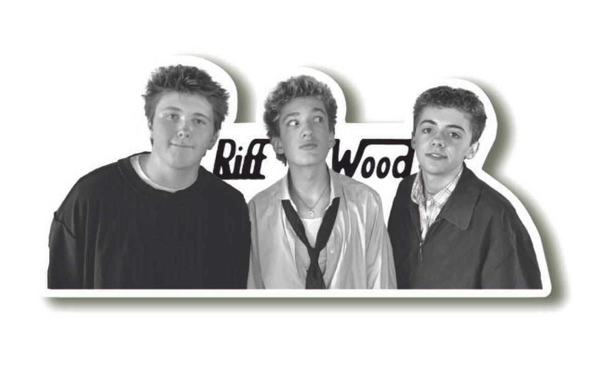 Riff Wood Photo Sticker 4”