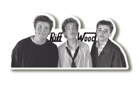 Riff Wood Photo Sticker 4”