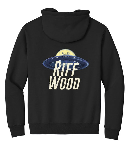 UFO Riff Wood Full Zip Hoodie